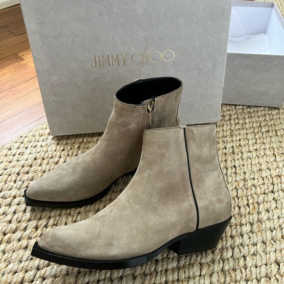 NWT Jimmy Choo Jun Suede Bootie - Picture 2 of 8